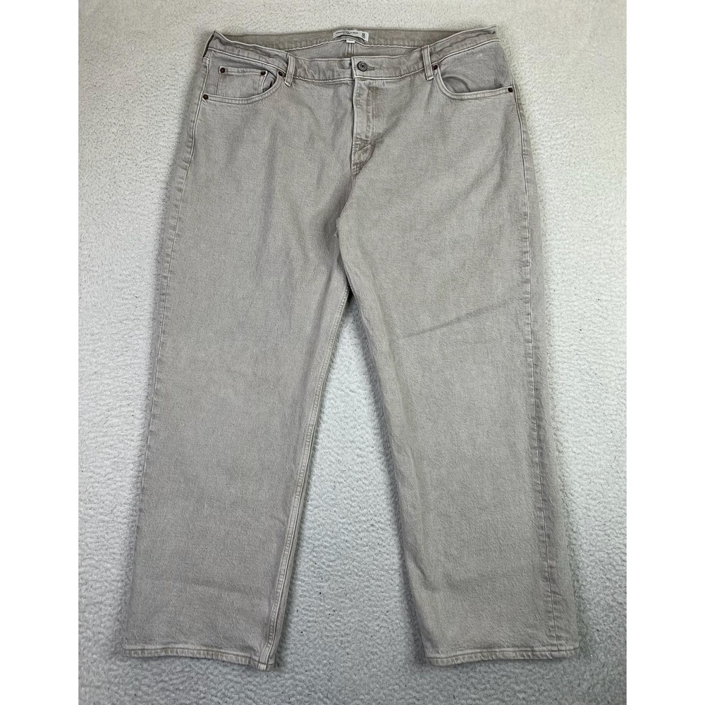 Abercrombie & Fitch Jeans Womens 33 16S Gray The Baggy Low Rise Curve Love Denim